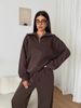 Women's Long Sleeve Stand Collar Zipper Sports Suit Casual Two-Piece Set For Spring And Autumn_ecoleips.com