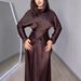 Women's Winter Long Sleeved Pleated Simple Elegant Fashion Two Piece Set_ecoleips.com