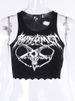 Gothic Knitted Punk Black Tank Tops Mall Goth Grunge Goat Print Harajuku Women Crop Tops Skinny Sleeveless Streetwear_ecoleips.com