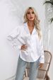 Suit Collar Satin Shirt For Women, New Long Sleeve Blouse, Silk Satin, Women's Fashion_ecoleips.com