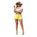 Women's Clothing Casual Washed Retro Distressed Solid Color High Waisted Denim Shorts_ecoleips.com