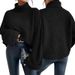 Oversized High-Neck Knit Sweater With Bell Sleeves, Soft Polyester Blend, Loose Fit Casual Pullover For Women, Minimalist Solid Color Tops_ecoleips.com