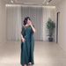Women's Clothing Independent Station Embroidered Kaftan Robe Evening Dress_ecoleips.com