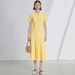 Elegant Round Neck Short Sleeved Knitted Dress High Quality New Summer Style French Socialite Women's Clothing_ecoleips.com