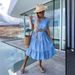 European And American Cross-border Women's Clothing 2026 Spring-summer New Fashion Waist-cinching Simple Round-neck_ecoleips.com