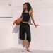 's New Cross-border Casual Camisole Top Cropped Pants Set For Women, Low-waisted, Backless, Versatile And_ecoleips.com