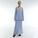 Cross-Border Mink Fur For Women Autumn Winter European And American Commuting Simple Knitted V-Neck Sweater +_ecoleips.com