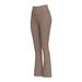 High-Waisted Yoga Pants For Women Hip Lifting Wide Leg Slightly Flared Nude Feel Fitness Pilates Sports Flared Pants_ecoleips.com