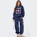Women's Oversized Hoodie & Wide-Leg Pants Set - Thickened Long Sleeve Casual Outfit (Grey/Blue/Light Blue/White, S-XL)_ecoleips.com