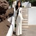 Women's Sexy V Neck Lace Up Ruffled Long Sleeve Side Slit Bodycon Midi Dress – Ins Style Fall Gown 2026_ecoleips.com