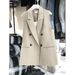 Women's Clothing Suit Black Vest Jacket Spring And Autumn Leisure New Style Temperament Sleeveless Vest Suit_ecoleips.com