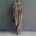 Autumn/Winter Women's High-End Knitted Two-Piece Set Long Sleeved Top with Wide Leg Pants Fashionable European And American Style_ecoleips.com