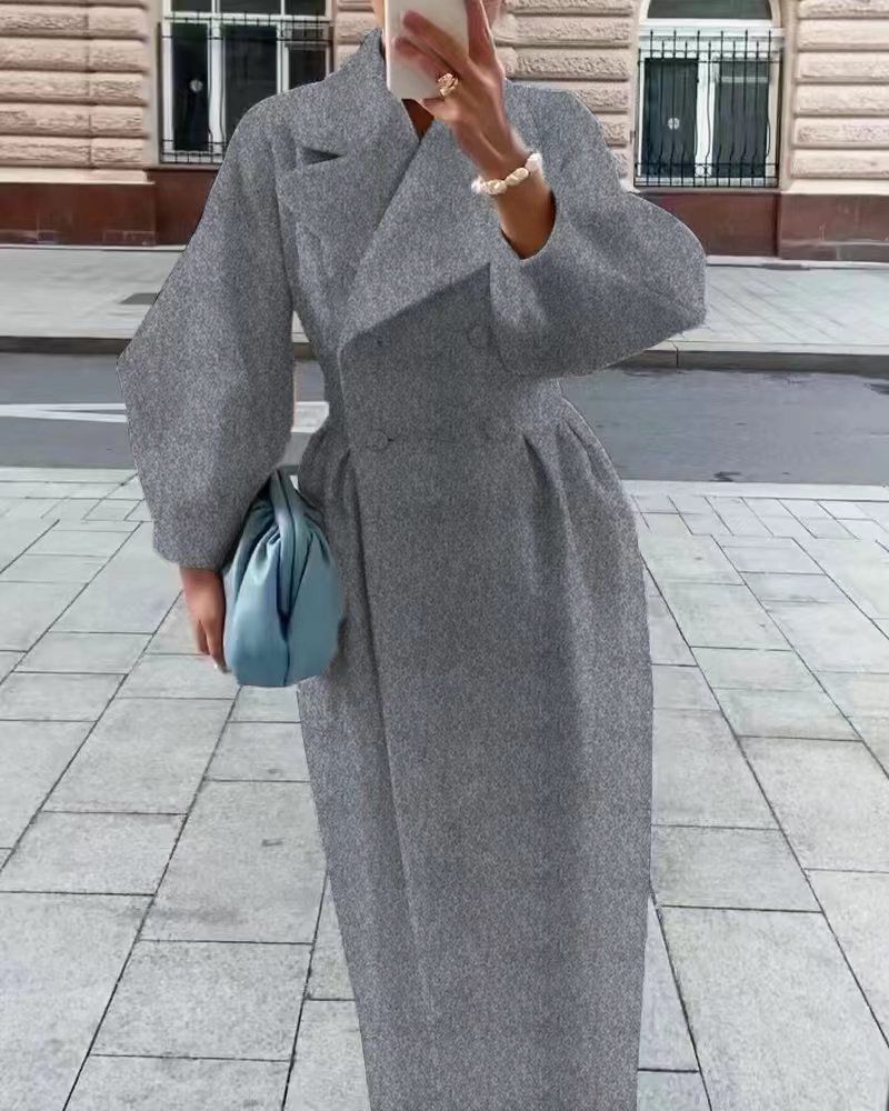 elegant long wool coat for women oversized lapel trench coat with kets, w winter overcoat in black, oatmeal & mocha (sizes m4xl)_ecoleips.com