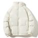 Women's Clothing Winter Padded Coat With Thick Warm Polyester Filling, Slim Fit Stand Collar Jacket, Solid Color Casual Outerwear For Daily Wear_ecoleips.com