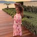 Sexy Backless Floral Print Maxi Dress Pink Style Casual Comfortable Vacation Suspender Dress For Women_ecoleips.com