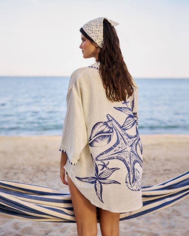 Women's Clothing Fashion Linen Casual Versatile Shirt Cardigan Skirt Set Women's Clothing_ecoleips.com