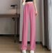 Women's Clothing Wide Leg Pants Loose Drape High Waist Black Trousers Spring And Autumn Suit Narrow Straight Casual Mopping Trousers_ecoleips.com