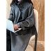Luxi Korean High-End Stand Collar Double-Sided Wool Coat For Women, Mid-Length 2025 Winter Woolen Jacket 5053_ecoleips.com