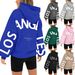 Women's Clothing New Cross Border Foreign Tradeh Plus Velvet Thickened Hooded European And American Sweatshirt Factory Wholesale_ecoleips.com