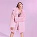 Elegant Faux Fur Coat For Women – Long Sleeve, Notched Collar, Plus Size (S-XXXXL, Pink/White)_ecoleips.com
