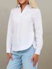 Women's Solid Color Shirt Light Luxury Lapel Button Down Long Sleeve Cardigan For Women_ecoleips.com