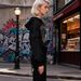 Women's Loose Solid Color Backless Hollow Mesh Patchwork Hoodie Sweatshirt Style Fashion New_ecoleips.com