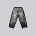 Men Women Retro High Street Style Washed Denim Jeans Straight Leg Trousers Y2K Trendy Brand_ecoleips.com