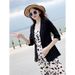 2025 Spring/Summer Linen Blazer, Thin Cotton-Linen Suit, Korean Sun Protection Jacket, Casual British Style Women's Coat_ecoleips.com