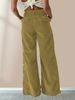 K New Style Of Slim And High Waisted Casual Straight Leg Pants For Women With A Sense Of Sagging_ecoleips.com