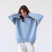 Aria Basics Aria Basics Cross-border Solid Color Turtleneck Sweater 2025 European And American Autumn/winter Knitwear Ins Pullover For_ecoleips.com