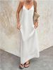 Women's Sexy Deep V Neck Sleeveless Halter Maxi Dress – French Style Elegant Casual Resort Gown 2026_ecoleips.com