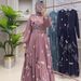 Muslim Dress Elegant Slim Waist Long Sleeve Dress For Women Print Fashion Design Autumn New Arrival_ecoleips.com