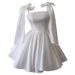 French Retro Bow Strapless Puffy Skirt Dress Suspender Birthday Party Women's New Style 2026_ecoleips.com