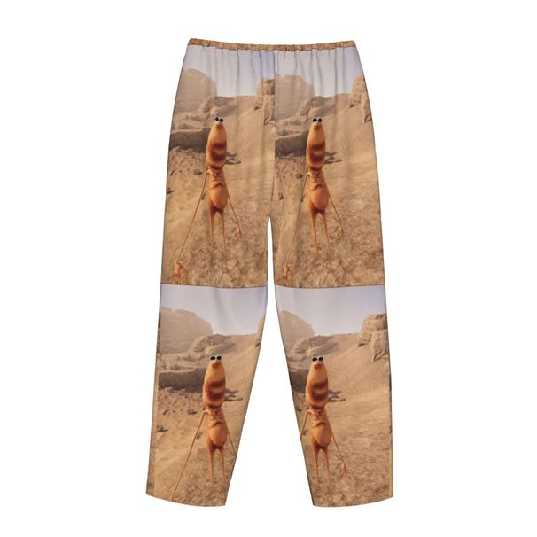 Marcus The Worm Meme Ladies Lounge Pants Loose Fit Rip Rock Pajama Pants Home Sleepwear_ecoleips.com