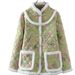 girl Northeast Jacket Women Winter New Chinese Style Fleece-Lined Small Floral Coat For Mothers Middle-Aged And Elderly Tang_ecoleips.com