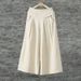Suitable For All Seasons Flowing Cotton Linen Slimming Skirt For Women, Summer Thin Breathable Loose Wide-leg Pants, Artistic Elastic_ecoleips.com