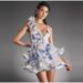 New Fashion Sexy Floral Print Backless Short Mini Dress Summer Party Vacation Casual Dress_ecoleips.com