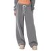 Women's Fleece Jogger Pants – High-Waisted Lounge Pants (Soft Brushed Interior, Elastic Cuffs, Oversized Fit)_ecoleips.com