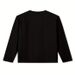 Women's Clothing Printed T Shirt Long Sleeved Fashion Casual Round Neck Long Sleeved T Shirt Tops_ecoleips.com