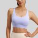 Juyitang Women's High Strength Sports Bra Mesh Back Shockproof Yoga Fitness Underwear Beautiful Top_ecoleips.com