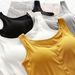 Women's Clothing Women's Modal Camisole Tank Top Padded Bra Strapless Short Versatile Thin For Layering Or Wearing On Its Own_ecoleips.com
