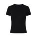 Red Short-sleeve T-shirt For Women, Summer Straight-shoulder, Slim-waist Spicy Girl Solid-color T-shirt_ecoleips.com