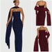 2025 Sexy Strapless Evening Gown Women's Slim Fit Dress Sequined Ribbon Design European American Style Casual Dress for Adults_ecoleips.com