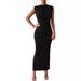 Cross-border Plus-size Dress, European American Women's Clothing, Pure Alluring, Sleeveless, Sexy, Pleated,_ecoleips.com