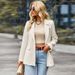 Self-Developed And Designed Short-Sleeved Casual Suit With Winter Versatile Jacket For Professional Women_ecoleips.com
