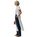 Women's Casual Fashion round Neck Split Button Short Sleeve Top mid Length Spring/Summer Tees Polyester Cotton_ecoleips.com