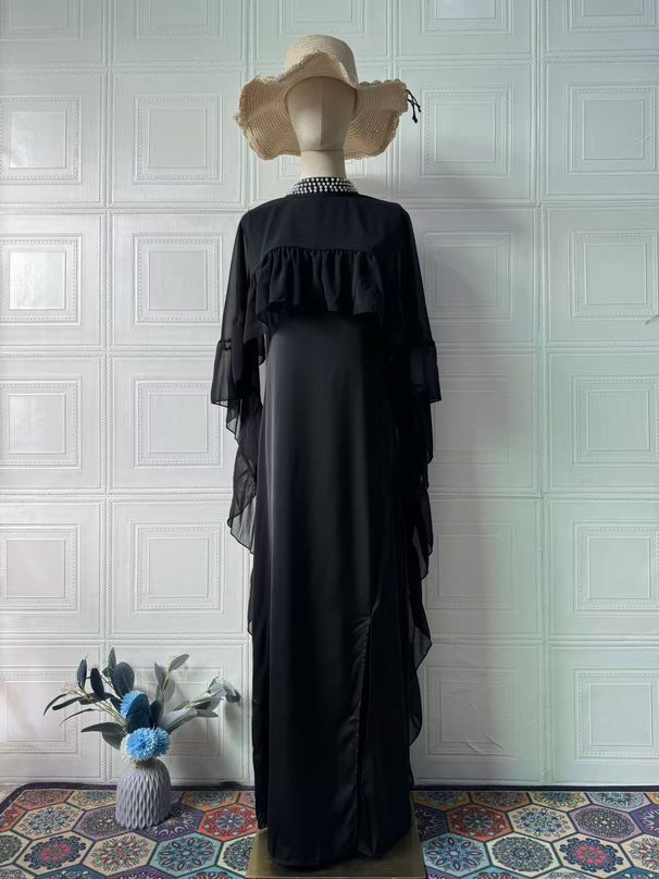 Luxury Sleeveless Long Dress For Women Elegant Fashionable European American Style Autumn Temperament New_ecoleips.com