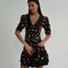 2026 European And American Floral Print For Women, Summer High-end French Style, Short-sleeved, Collared,_ecoleips.com