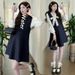 Autumn New Korean Fashion Shirt + Washed Denim 2-Piece Maternity Dress_ecoleips.com
