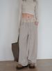 K Hanging Color Blocked New Yoga Pants, Loose And Slimming, Wide Leg Pants, Color Blocked Straight Leg, Floor Length, Casual Pants For Outdoor Wear_ecoleips.com